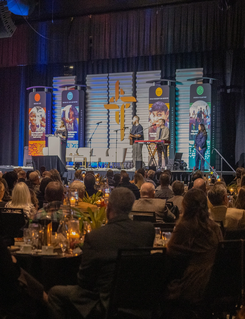 Set Free Gala Event Stage