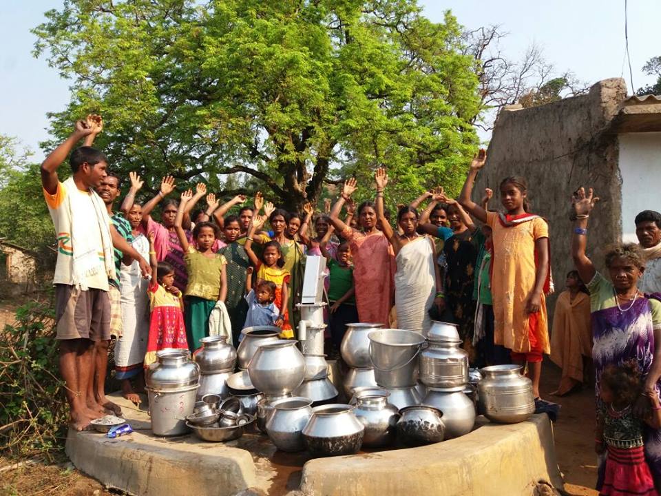 Indian partnerships around a well
